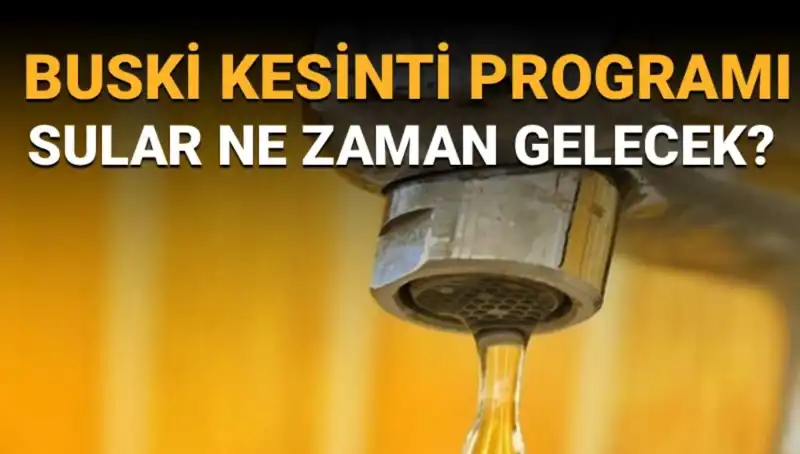 Bursa Nilüfer'de Su Kesintisi: Sular Ne Zaman Geri Gelecek?