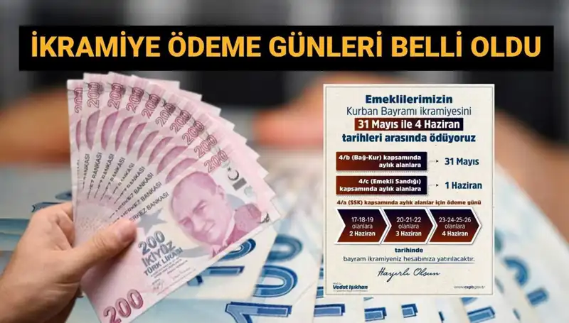 Emekli Bayram İkramiyelerinde Tarih Açıklandı: 4 Bin TL Ne Zaman Yatacak?