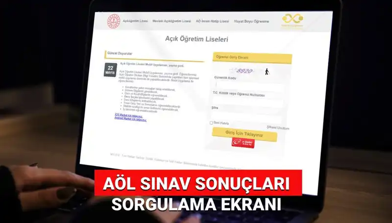2025 AÖL Sınav Sonuçları Açıklandı: MEB Sonuç Ekranını Kontrol Edin!