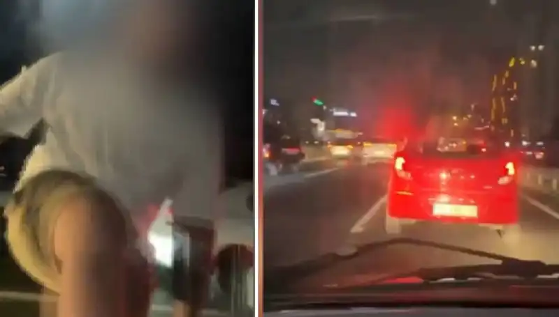 Trafik Magandası Yine Fena Dolaştı: Kameralara Yansıyan Olaylar