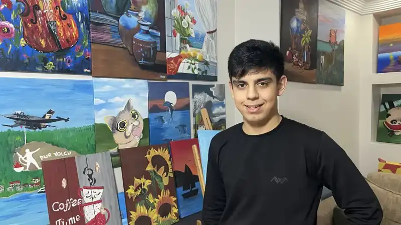 Otizmli Çocuk Ressam Okan'ın Engel Tanımayan Yolu