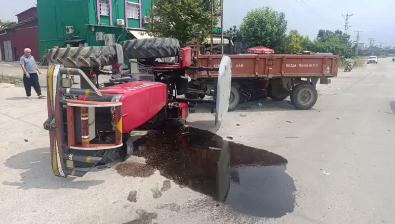 Traktör ve Otomobil Çarpıştı: Aksaray'da Korkutan Kaza!